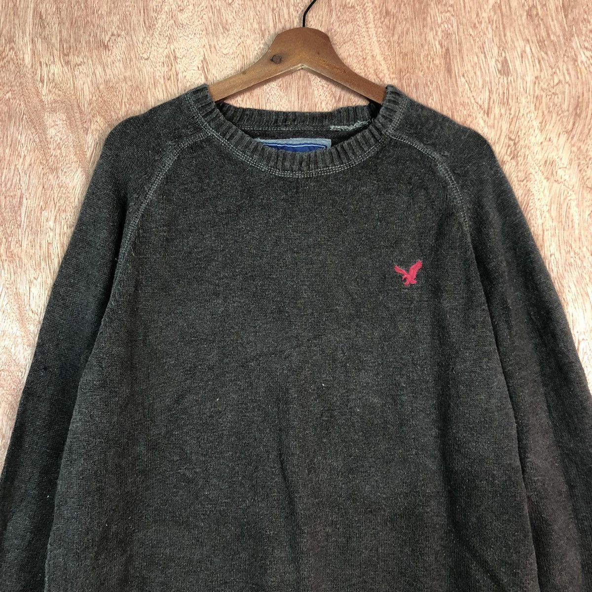 Japanese Brand American Eagle Outfitters Brown Knitwear sweatshirt #6078 Size US XL / EU 56 / 4 - 2 Thumbnail