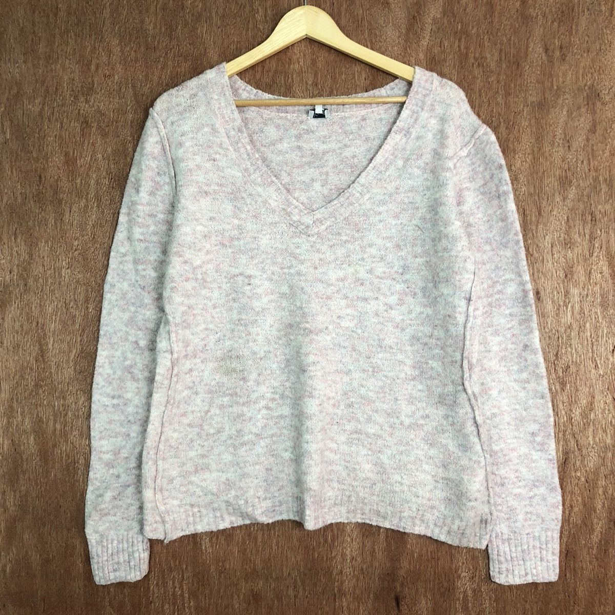 Homespun Knitwear × Japanese Brand Kismeto Light Pink Shag Knitwear #6079 Size US L / EU 52-54 / 3 - 3 Thumbnail