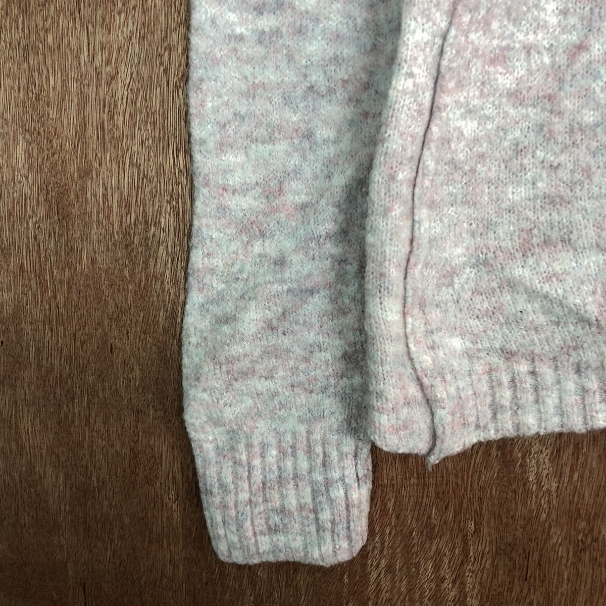 Homespun Knitwear × Japanese Brand Kismeto Light Pink Shag Knitwear #6079 Size US L / EU 52-54 / 3 - 6 Thumbnail
