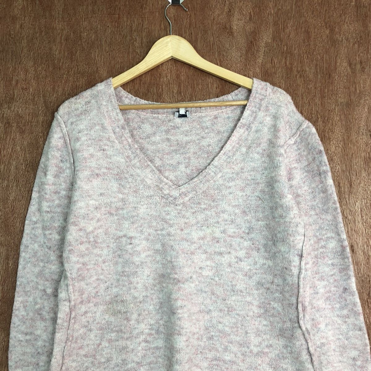 Homespun Knitwear × Japanese Brand Kismeto Light Pink Shag Knitwear #6079 Size US L / EU 52-54 / 3 - 2 Thumbnail