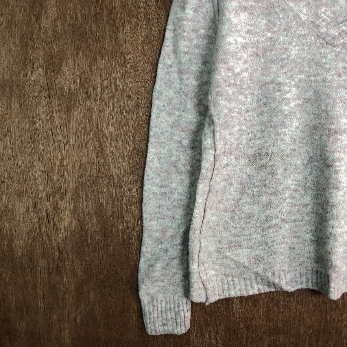 Homespun Knitwear × Japanese Brand Kismeto Light Pink Shag Knitwear #6079 Size US L / EU 52-54 / 3 - 7 Thumbnail