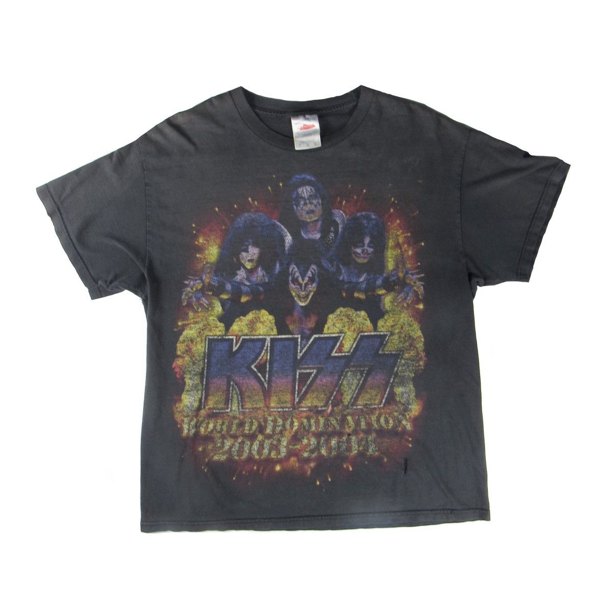 KISS × Vintage 2003-2004 KISS World Domination tour tee | Grailed