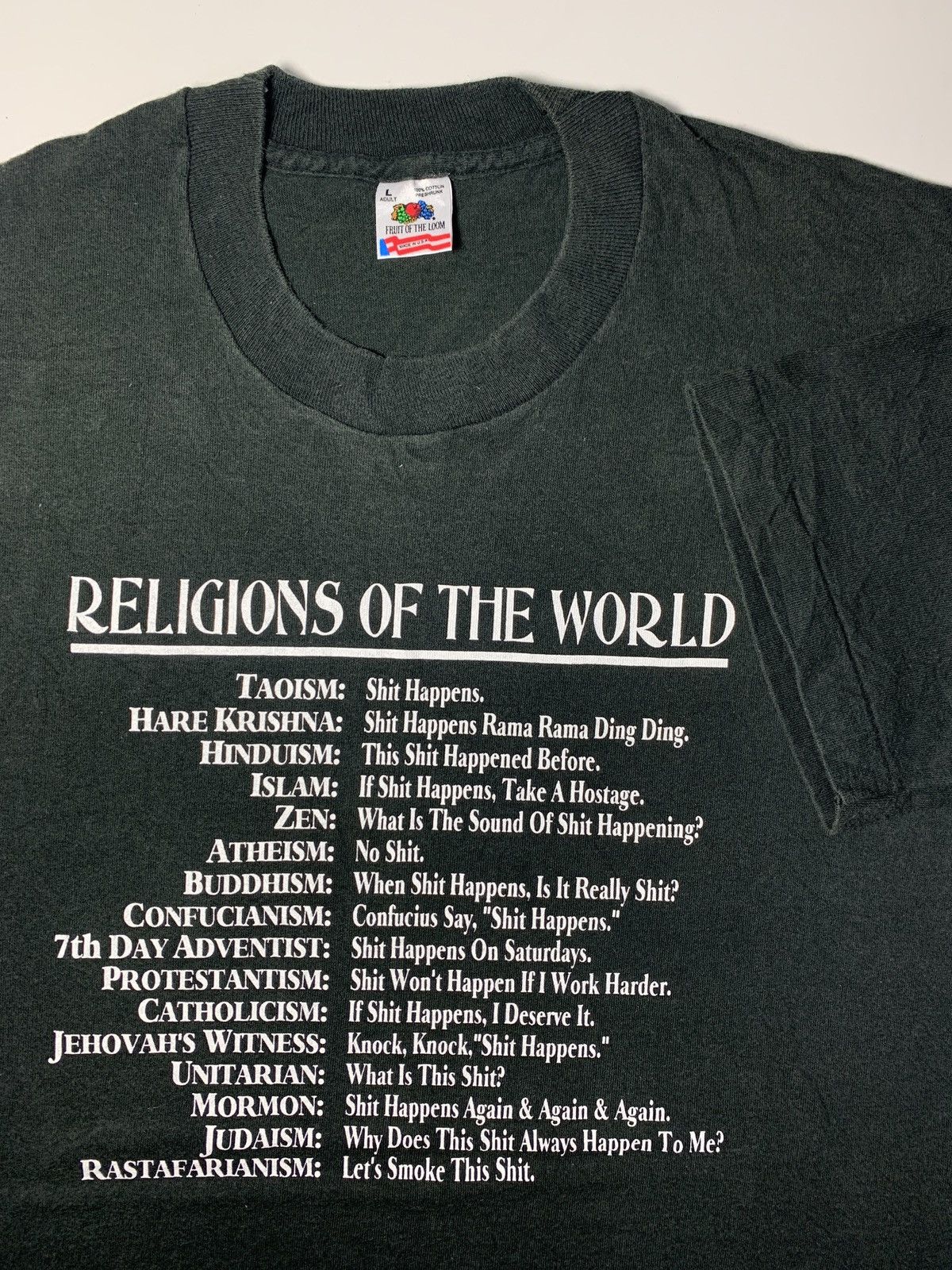1990s Religions of the World tee