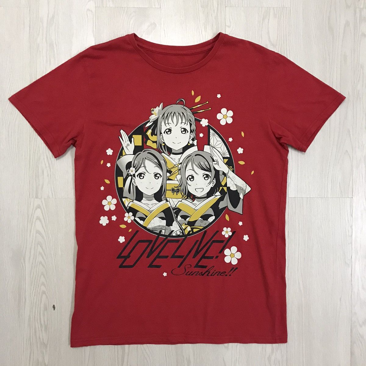 Anime × Cartoon Network × Japanese Brand Anime Love Live Sunshine Anime Tee Manga Evangelion Pokemon Size US M / EU 48-50 / 2 - 1 Thumbnail