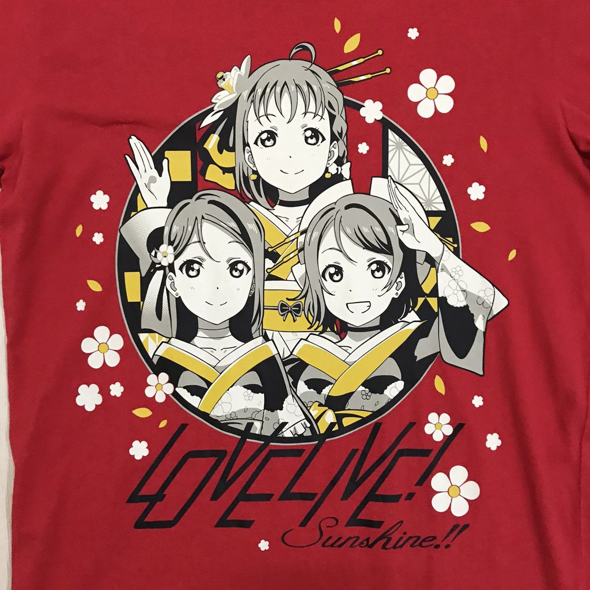 Anime × Cartoon Network × Japanese Brand Anime Love Live Sunshine Anime Tee Manga Evangelion Pokemon Size US M / EU 48-50 / 2 - 3 Thumbnail