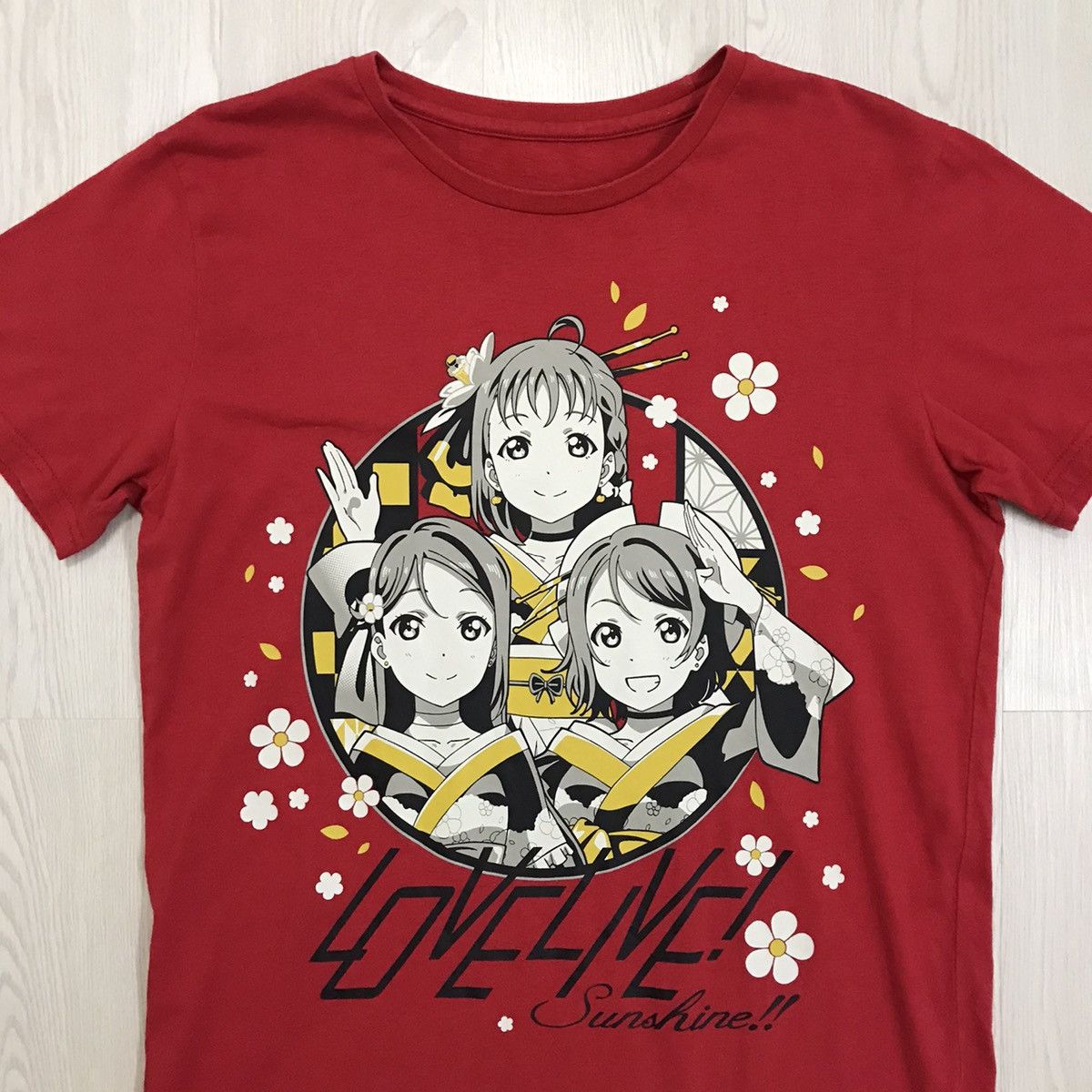 Anime × Cartoon Network × Japanese Brand Anime Love Live Sunshine Anime Tee Manga Evangelion Pokemon Size US M / EU 48-50 / 2 - 2 Thumbnail