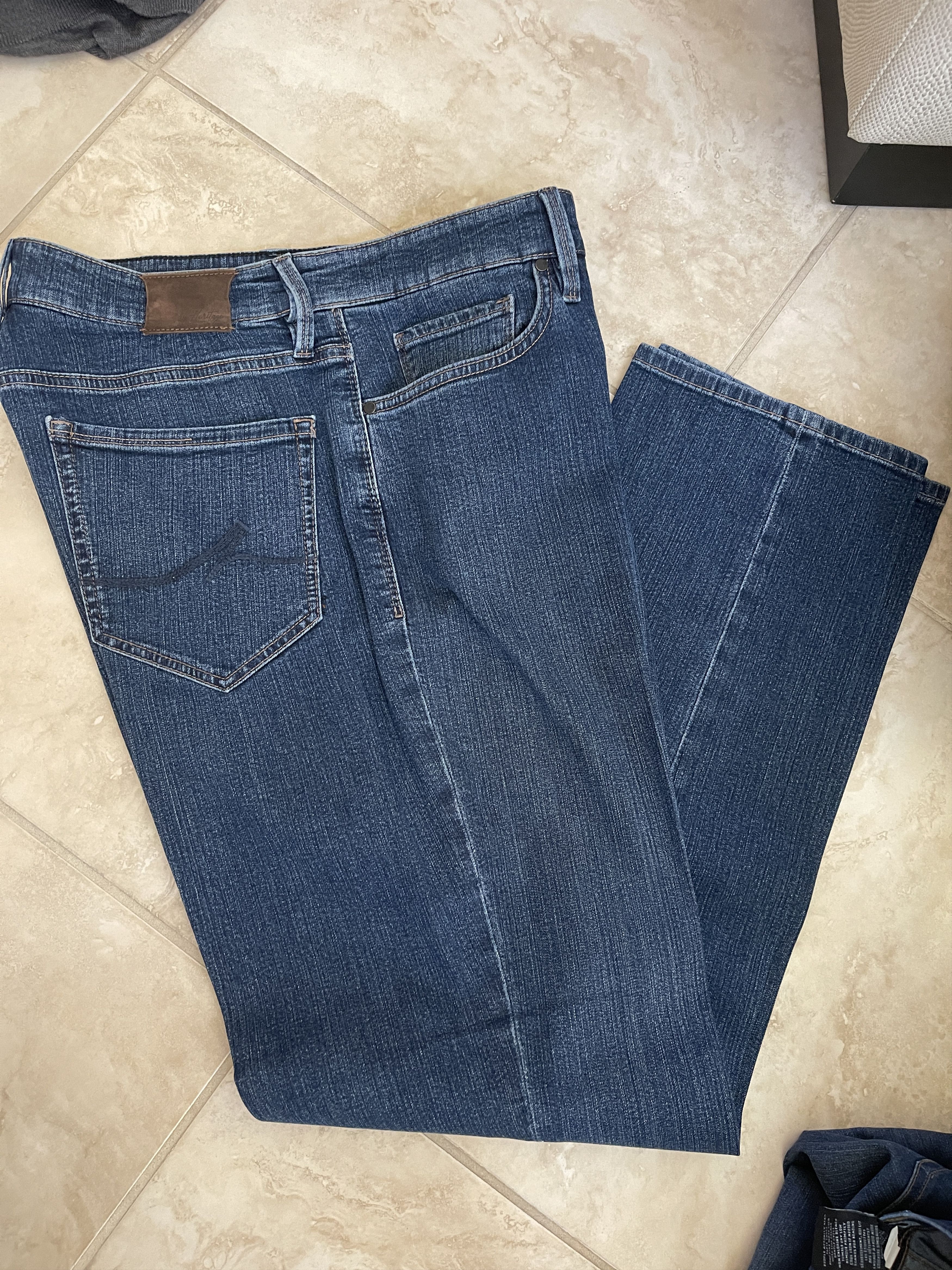 34 Heritage Charisma Relaxed Straight Jeans in Charcoal Comfort main image 1