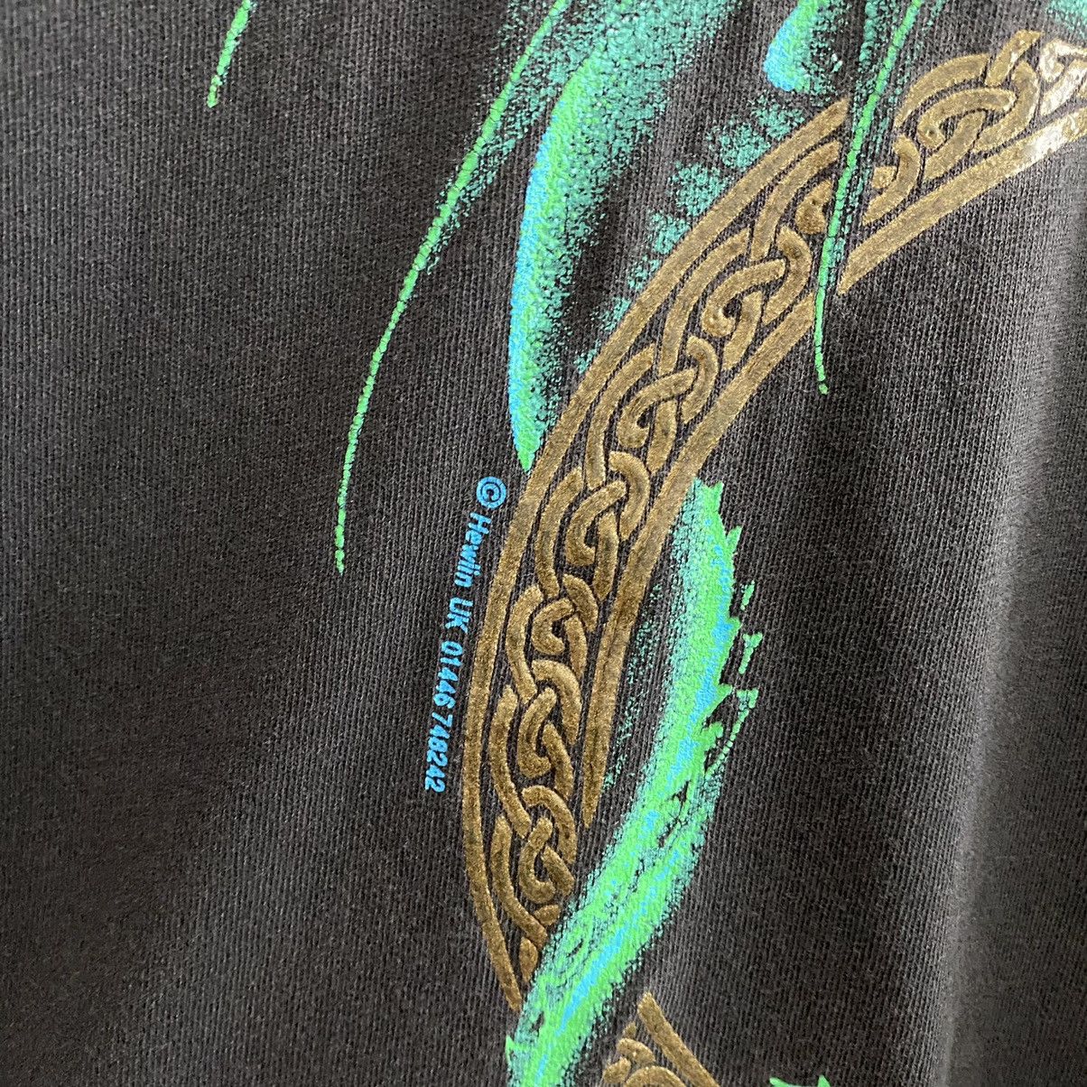 Designer × Vintage Vintage Hewlin Dragon Graphic Tee Travis Scott Style Size US XL / EU 56 / 4 - 3 Thumbnail