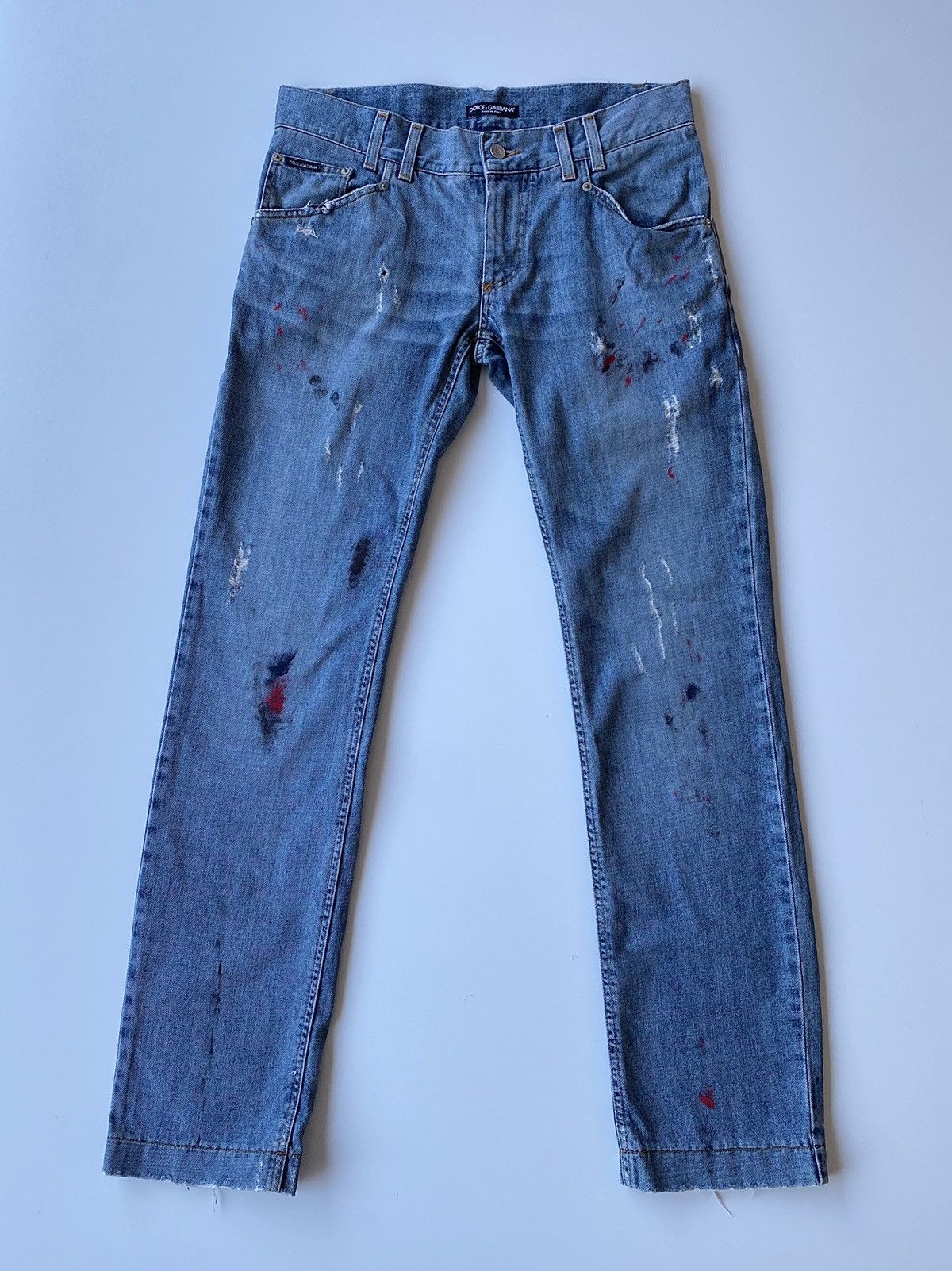 パンツ archive D&G dolce&gabbana Painted Denim archive D&G dolce&gabbana Painted Denim