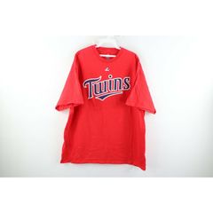 MLB Minnesota Twins J Mauer Button Down Jersey  