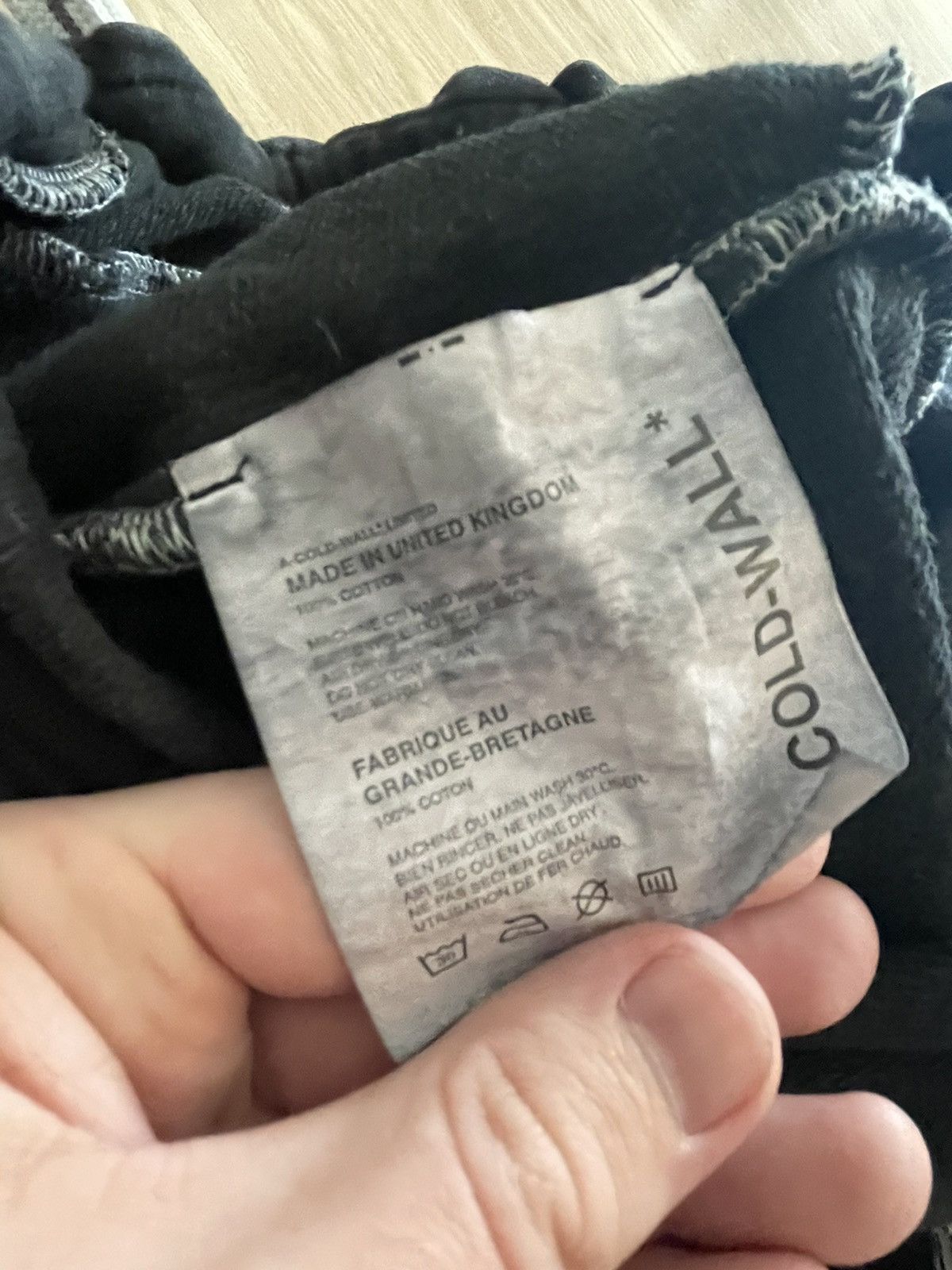 A-COLD-WALL* × Samuel Ross A cold wall acw baggy exposed seam sweatpants Size US 32 / EU 48 - 4 Thumbnail