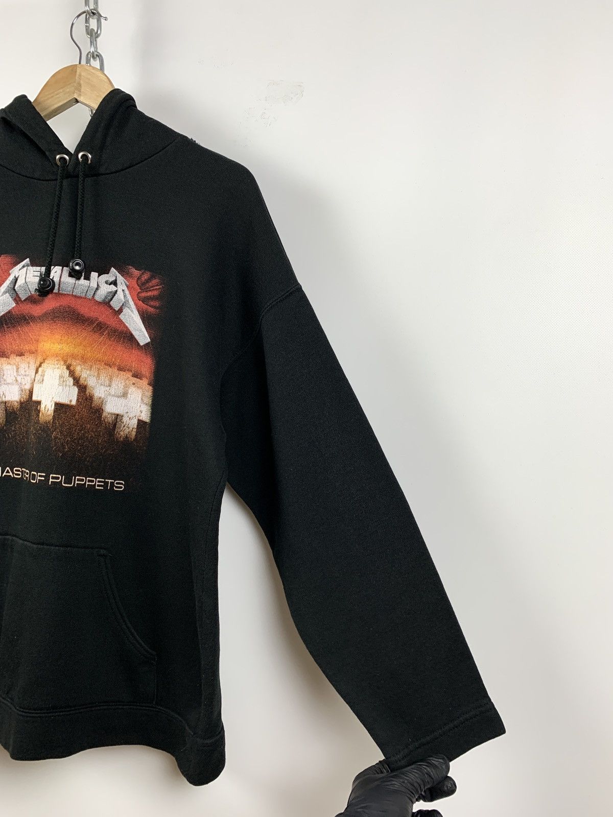 Band Tees 90s Vintage Metallica Master Of Puppets Black Hoodie Size US M / EU 48-50 / 2 - 7 Thumbnail