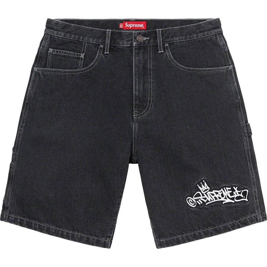 Supreme Supreme SS21 Handstyle Denim Painter Shorts Jorts 34 | Grailed 