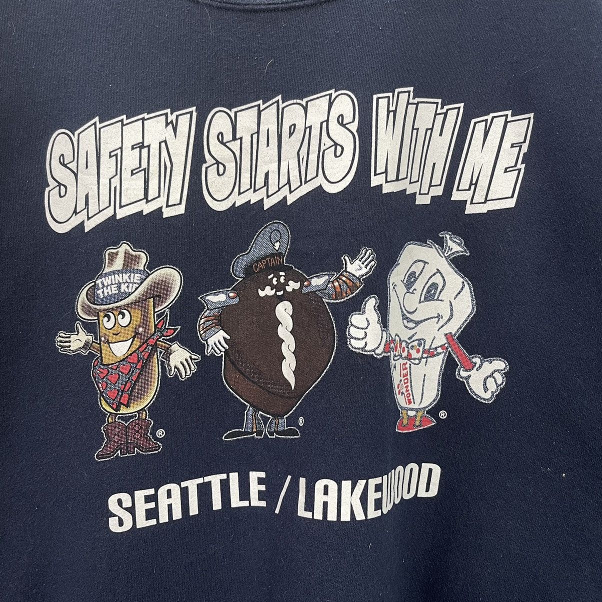 Japanese Brand 90s Safety Star With Me Crewneck Sweatshirt Size XXL Size US XXL / EU 58 / 5 - 5 Thumbnail