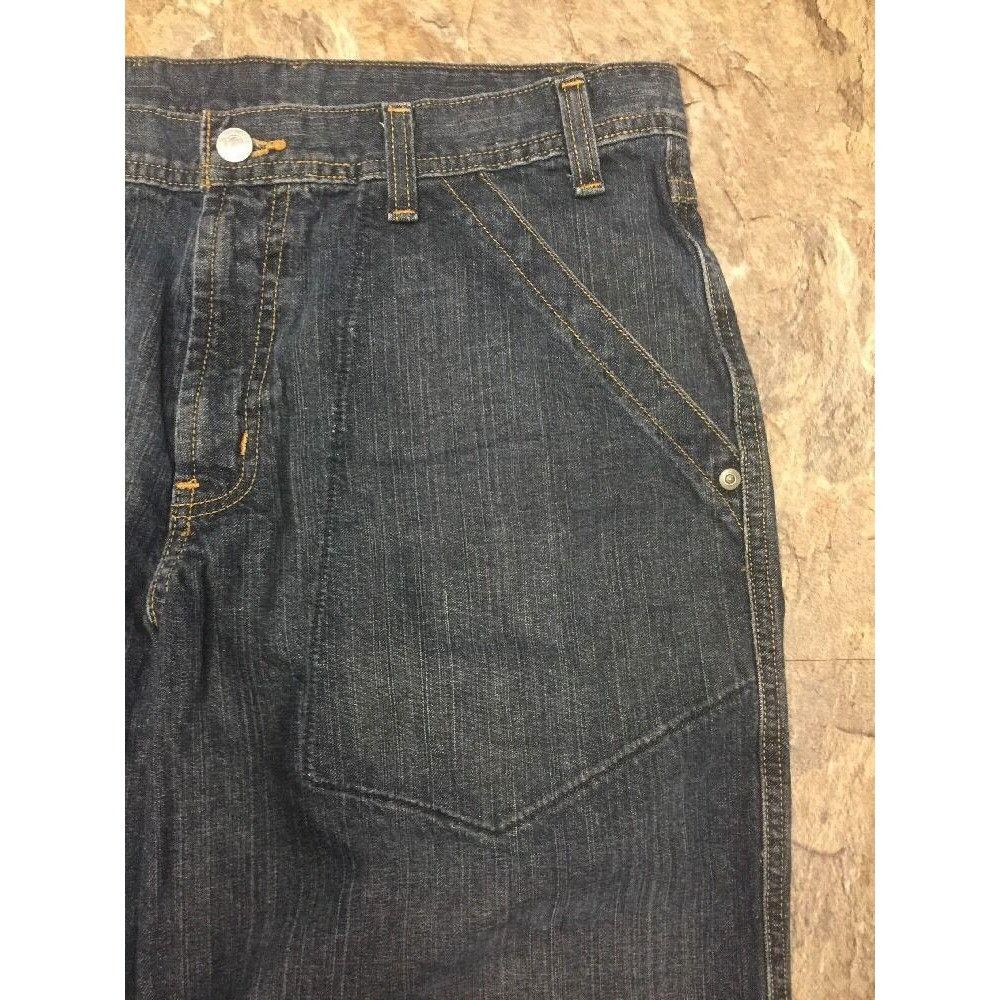 Structure Structure Relaxed Straight Leg Medium Wash Jeans Size US 34 / EU 50 - 3 Thumbnail