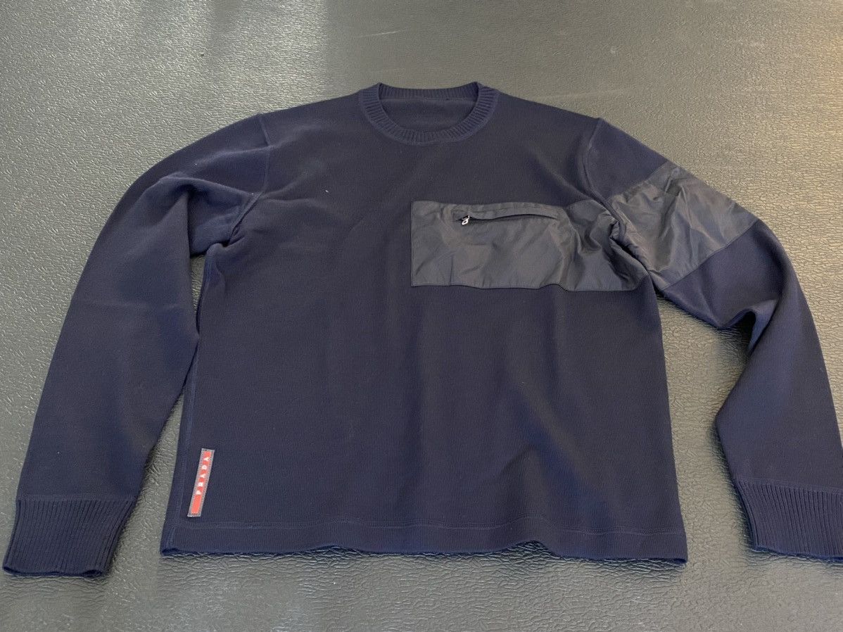 image of Prada Sweater in Navy, Men's (Size Medium)