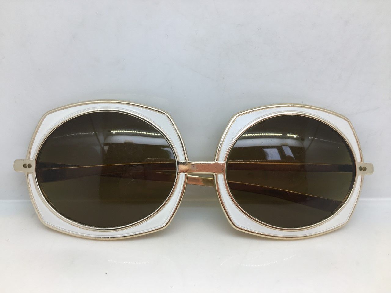 Vintage '69 MOD MODERNIST ALUMINUM RENAULD U.S.A SUNGLASSES Size ONE SIZE - 4 Thumbnail