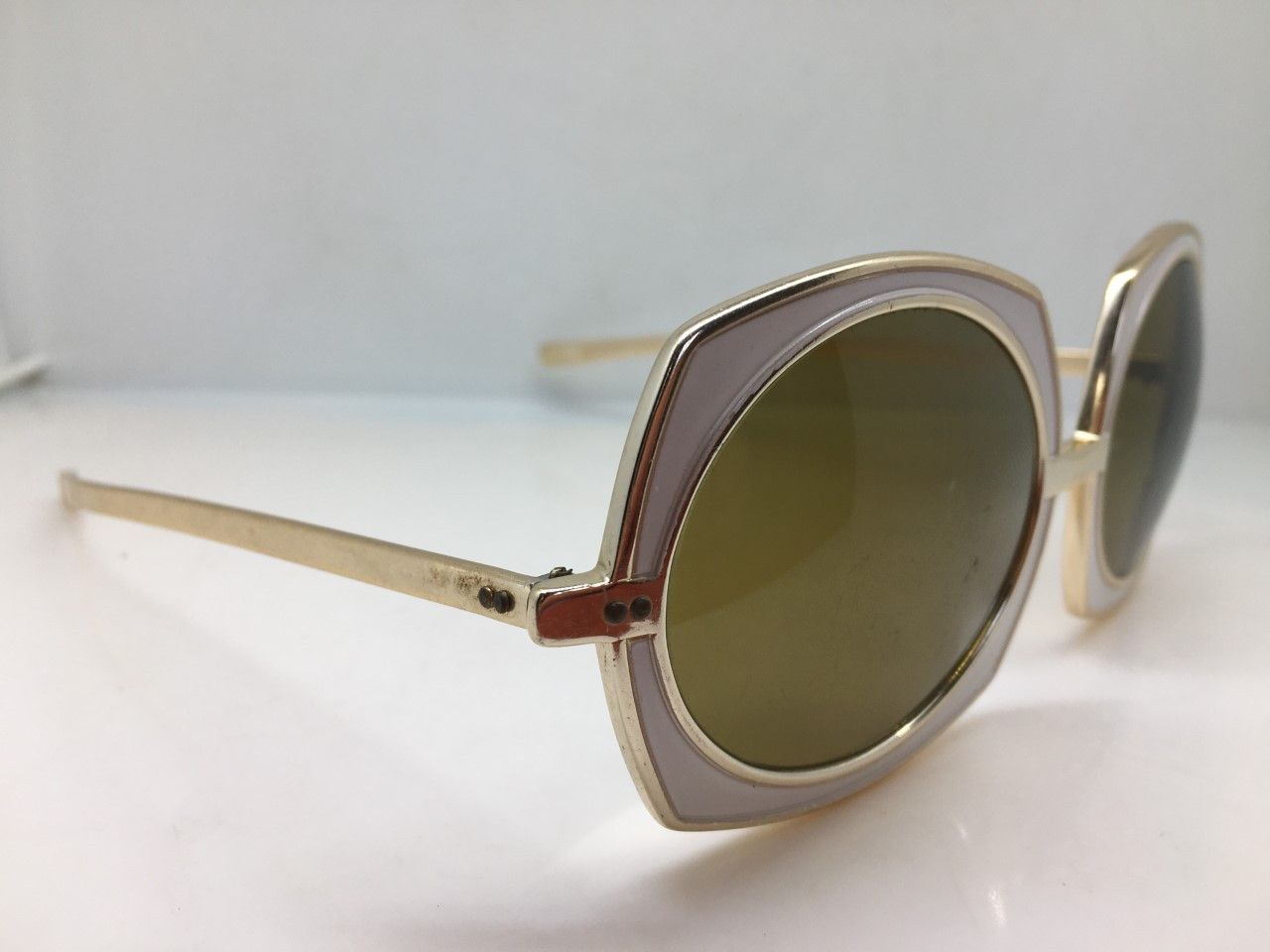 Vintage '69 MOD MODERNIST ALUMINUM RENAULD U.S.A SUNGLASSES Size ONE SIZE - 3 Thumbnail