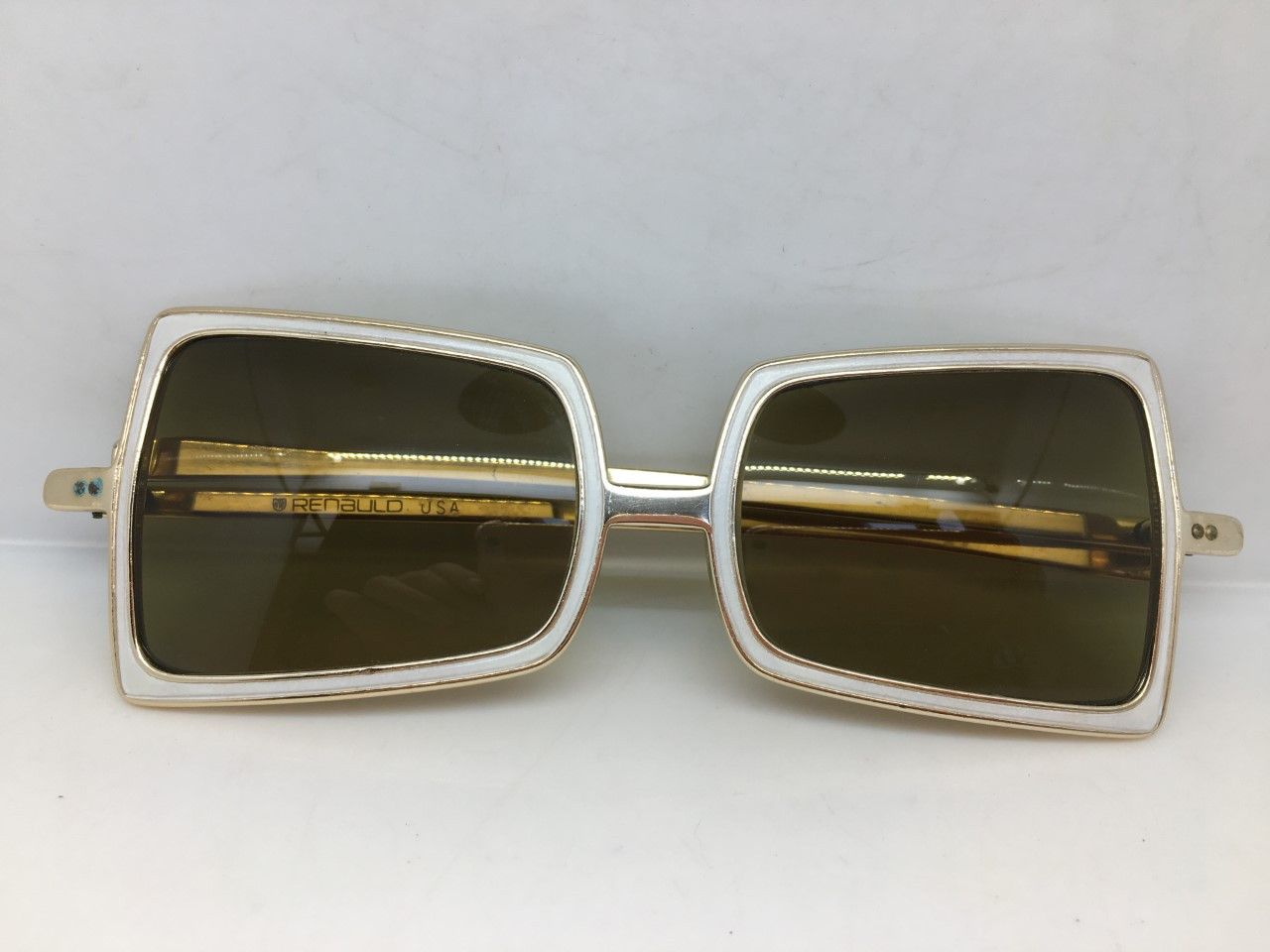 Vintage '69 MOD MODERNIST ALUMINUM RENAULD U.S.A SUNGLASSES Size ONE SIZE - 6 Thumbnail