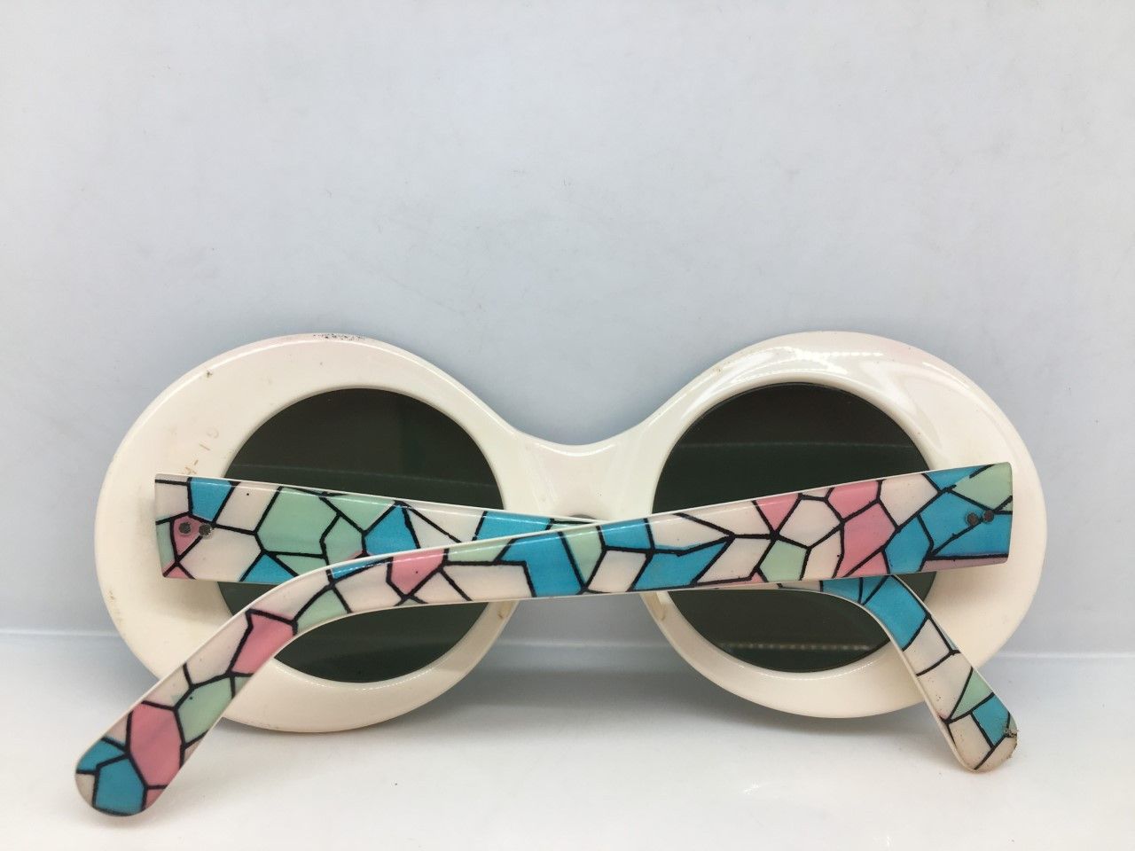 Vintage '68 MOD OP ART GEO by LUMAR U.S.A. COUTURE SUNGLASSES Size ONE SIZE - 7 Thumbnail