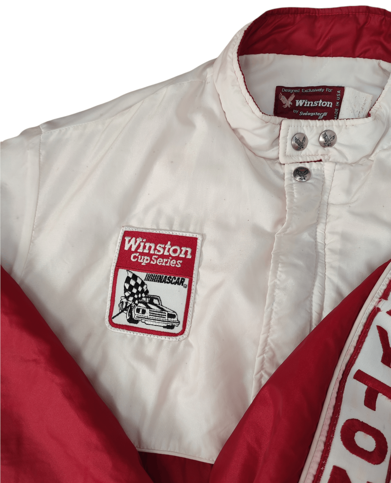 NASCAR × Vintage Vtg 80s Winston Cup Series Daytona Swingster Jacket Size US L / EU 52-54 / 3 - 2 Thumbnail