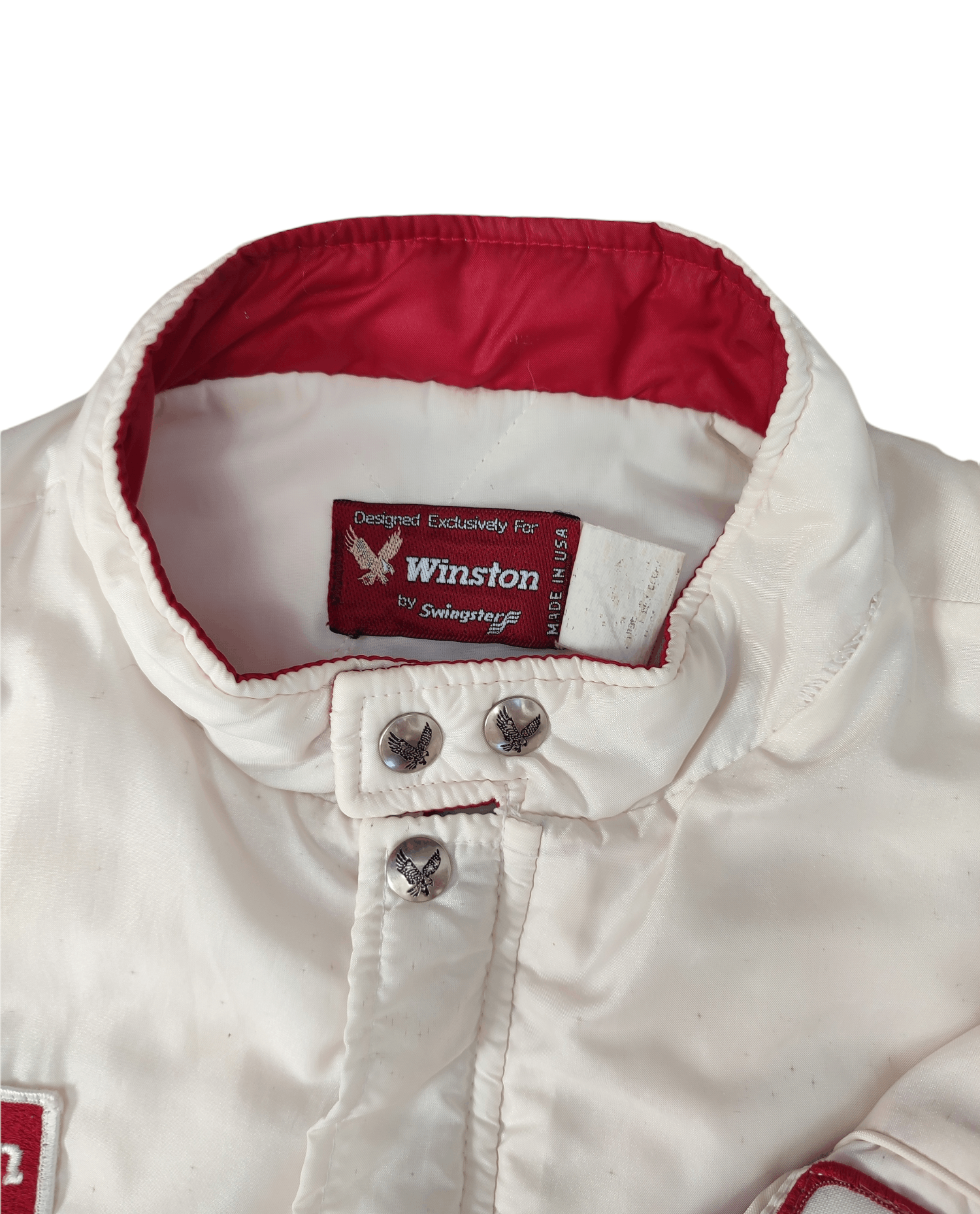 NASCAR × Vintage Vtg 80s Winston Cup Series Daytona Swingster Jacket Size US L / EU 52-54 / 3 - 3 Thumbnail