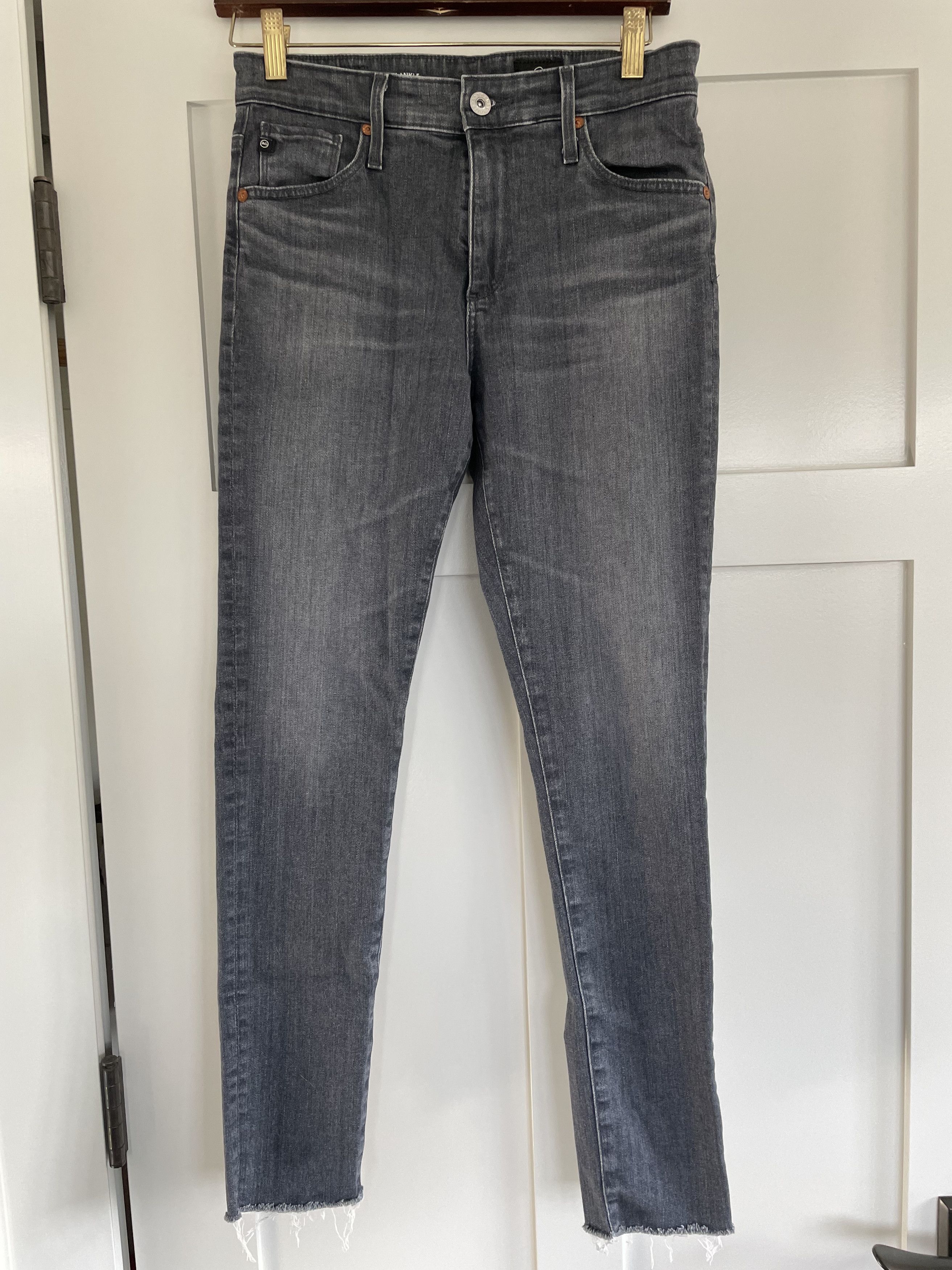 AG Adriano Goldschmied The Farrah Skinny Ankle Jeans Size 27 (4)