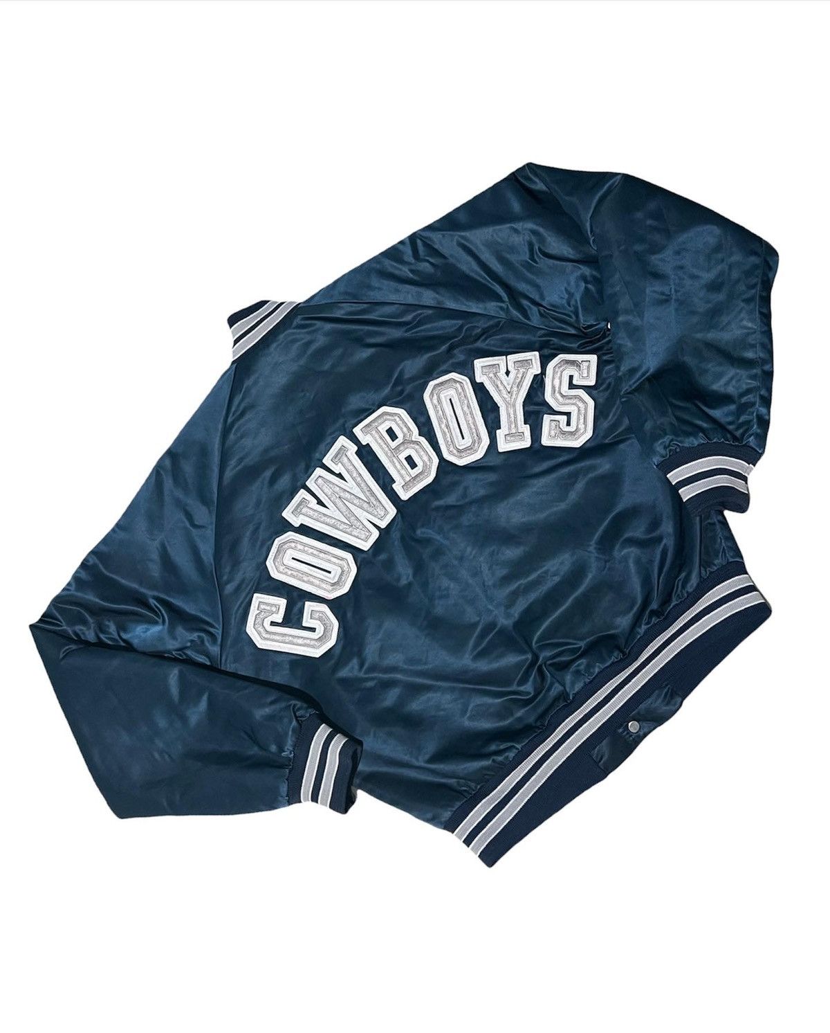 Chalk Line Dallas Cowboys Chalk Line Satin Bomber Jacket Grailed