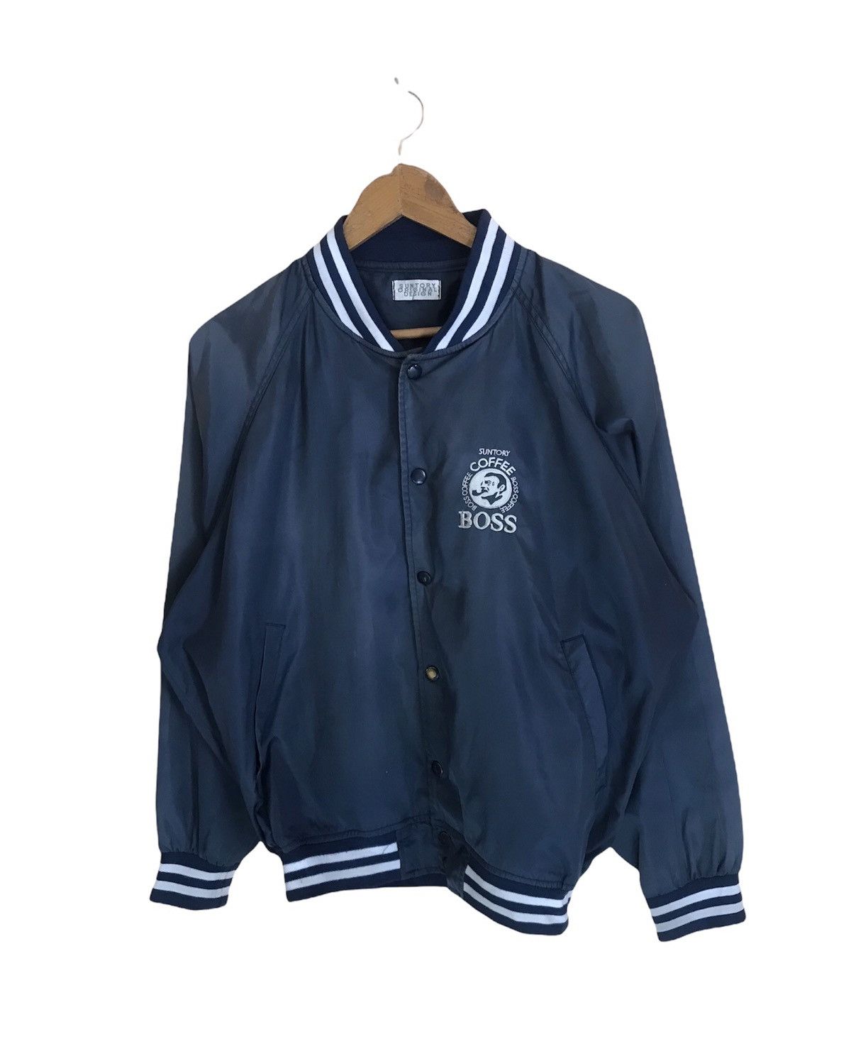 Vintage SUNTORY COFFEE BOSS VARSITY JACKET Size US M / EU 48-50 / 2 - 1 Thumbnail