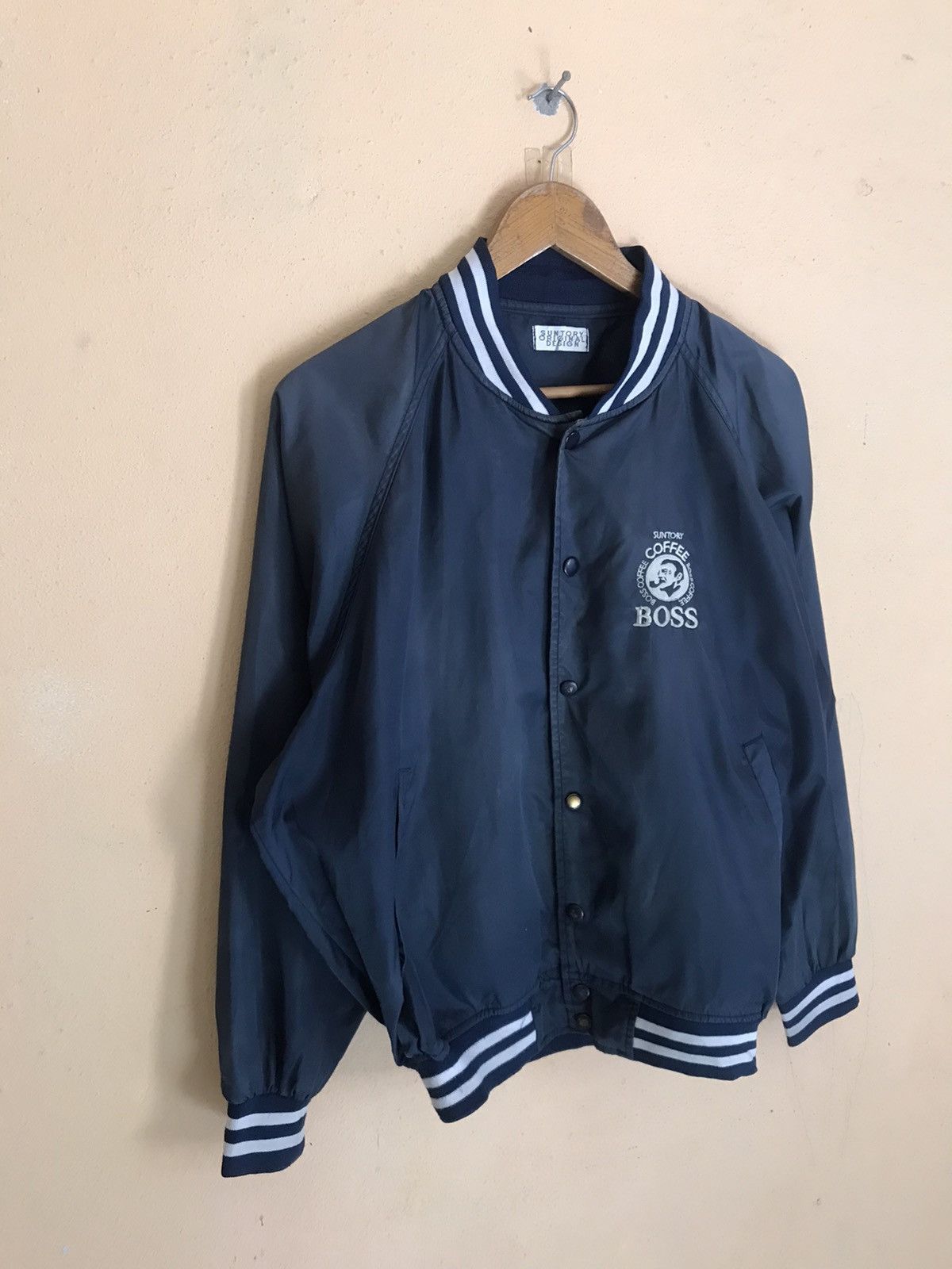 Vintage SUNTORY COFFEE BOSS VARSITY JACKET Size US M / EU 48-50 / 2 - 6 Thumbnail