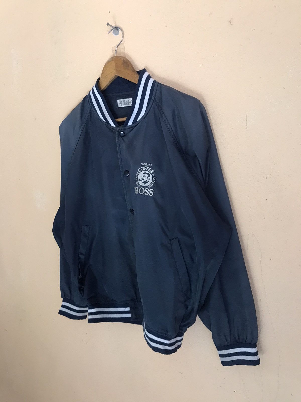Vintage SUNTORY COFFEE BOSS VARSITY JACKET Size US M / EU 48-50 / 2 - 5 Thumbnail
