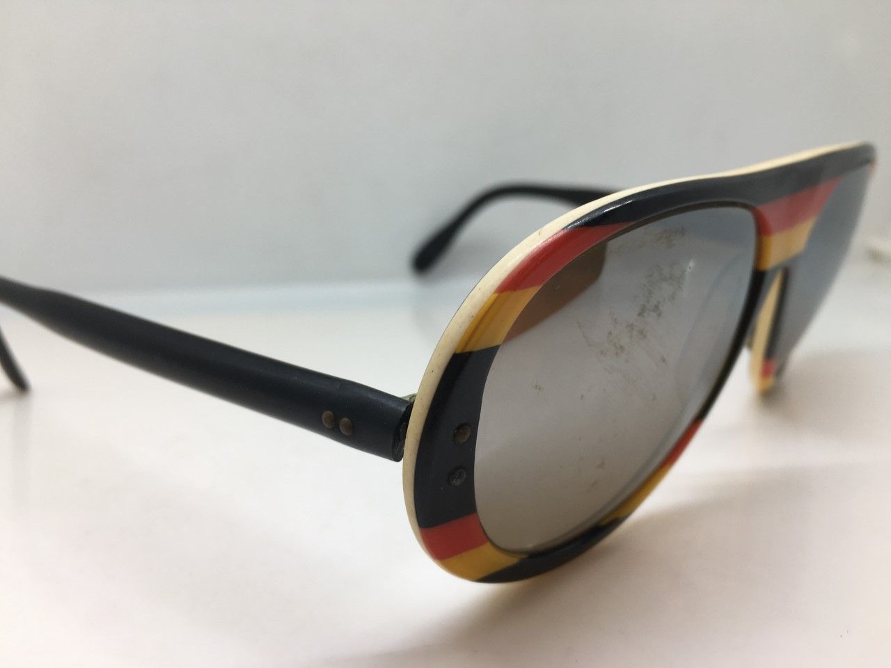 Vintage '74 MOD CEBE FRANCE MINERAL GLASS SKI BUM SUNGLASSES Size ONE SIZE - 4 Thumbnail