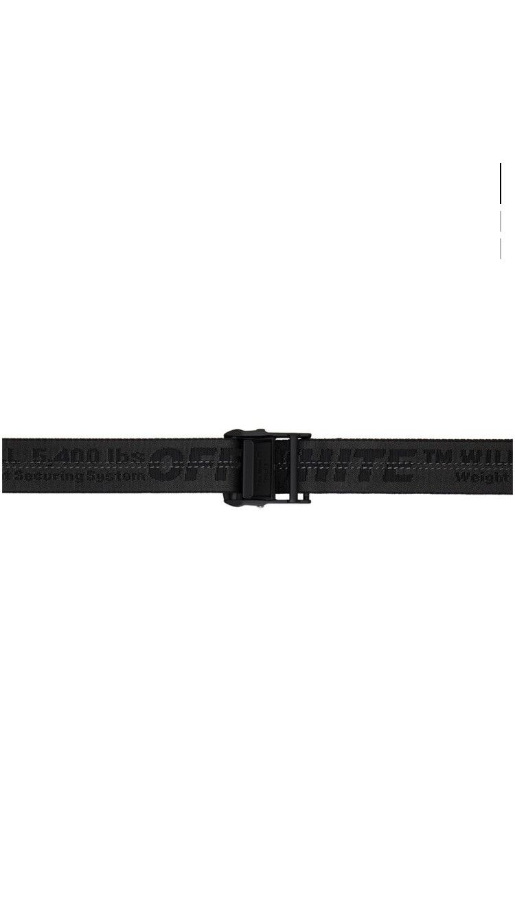 Off-White Black Classic Industrial Belt | Grailed