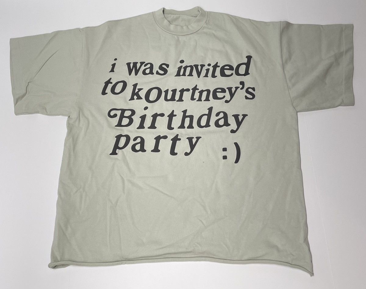 Kourtney Kardashain Birthday Party Yeezy CPFM Shirt