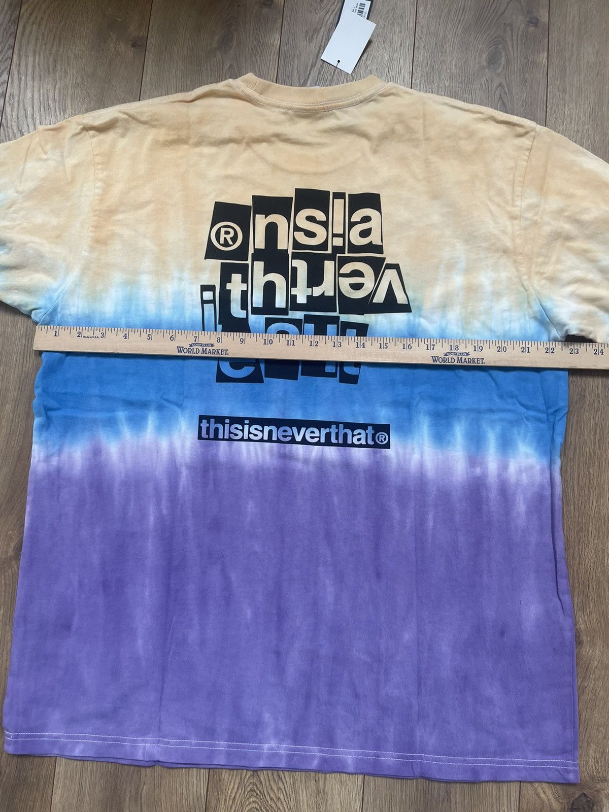 thisisneverthat This Is Never That Long Sleeve Tri-Dye Double Sided LS Tee Size US L / EU 52-54 / 3 - 9 Thumbnail