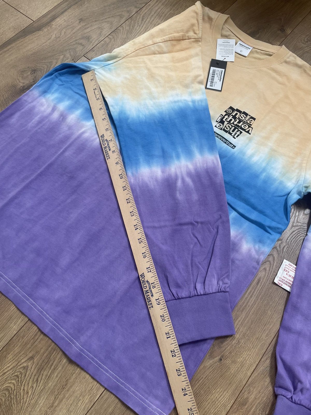 thisisneverthat This Is Never That Long Sleeve Tri-Dye Double Sided LS Tee Size US L / EU 52-54 / 3 - 13 Thumbnail