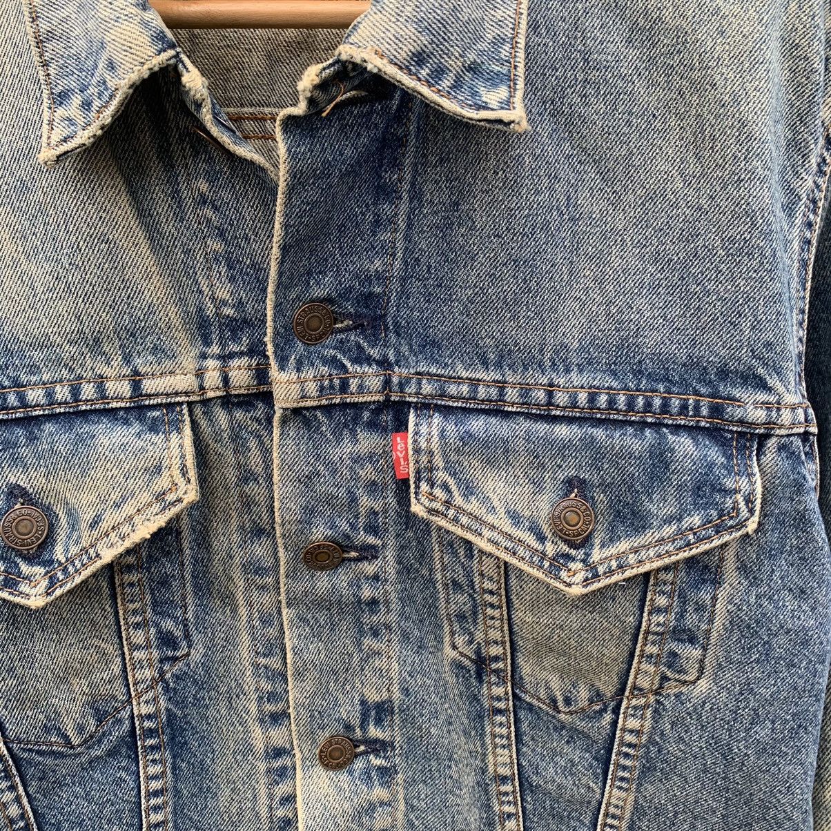 Levi's × Levi's Vintage Clothing SICKSS 💥 80’s Vintage Levi’s Jeans Trucker Jacket U.S. Size US M / EU 48-50 / 2 - 6 Thumbnail