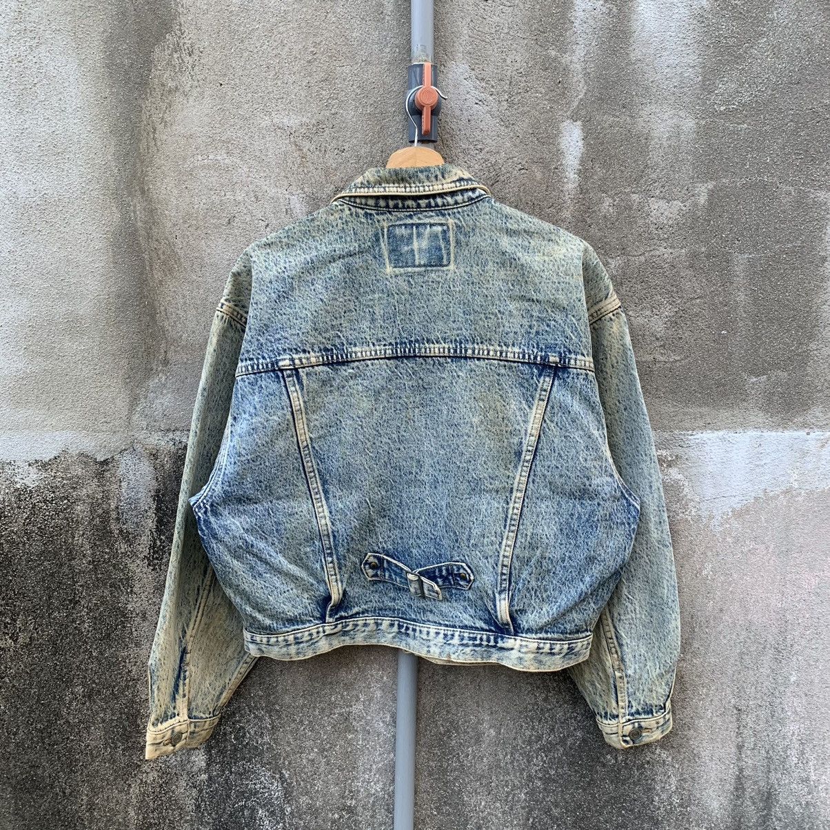 Big John × Vintage STEALS💥Vintage 90’s BIG JOHN Denim Acid Wash Trucker Jacket Size US L / EU 52-54 / 3 - 8 Thumbnail
