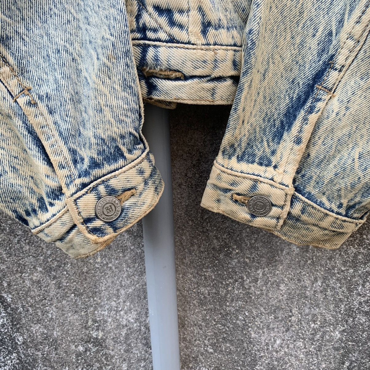 Big John × Vintage STEALS💥Vintage 90’s BIG JOHN Denim Acid Wash Trucker Jacket Size US L / EU 52-54 / 3 - 7 Thumbnail