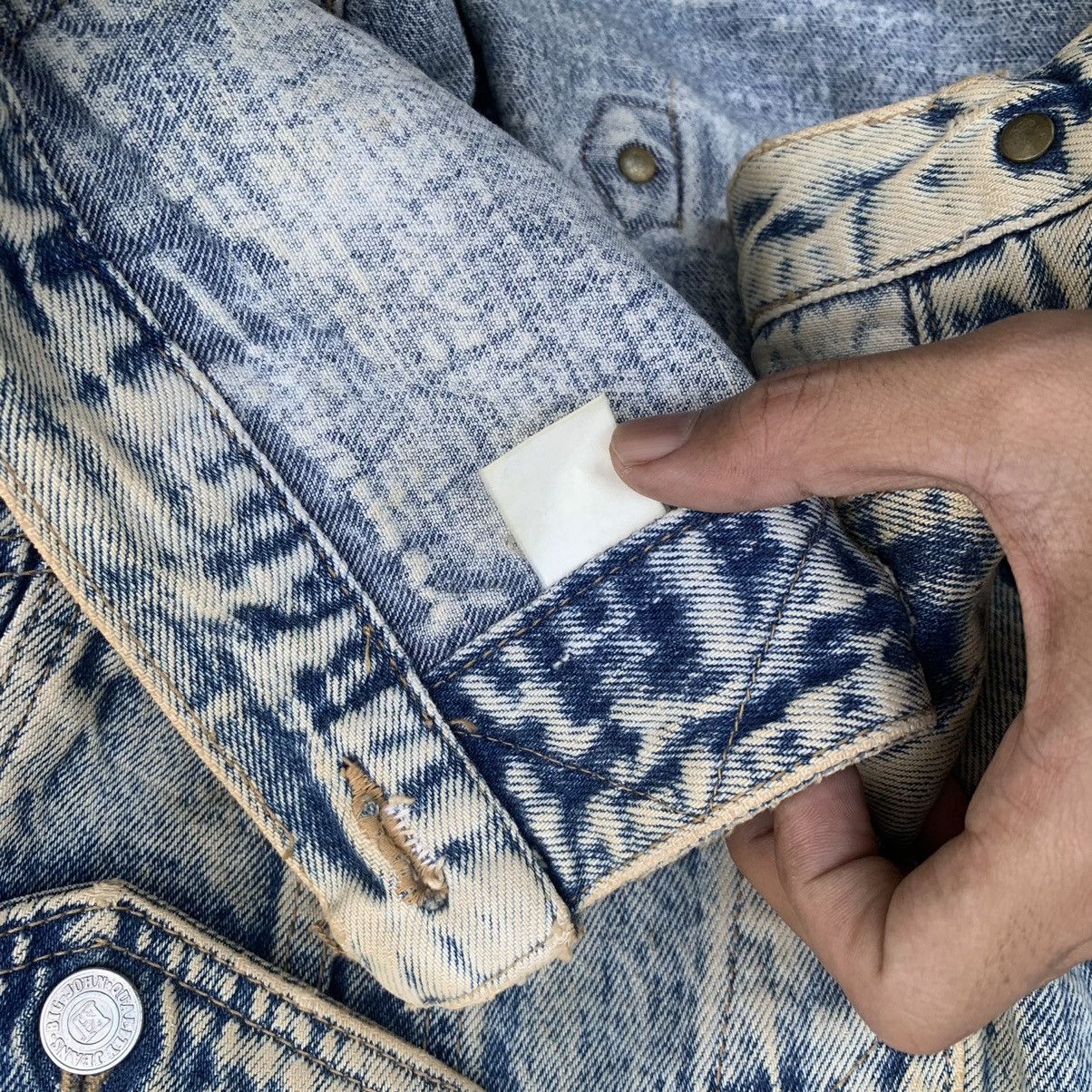 Big John × Vintage STEALS💥Vintage 90’s BIG JOHN Denim Acid Wash Trucker Jacket Size US L / EU 52-54 / 3 - 10 Thumbnail