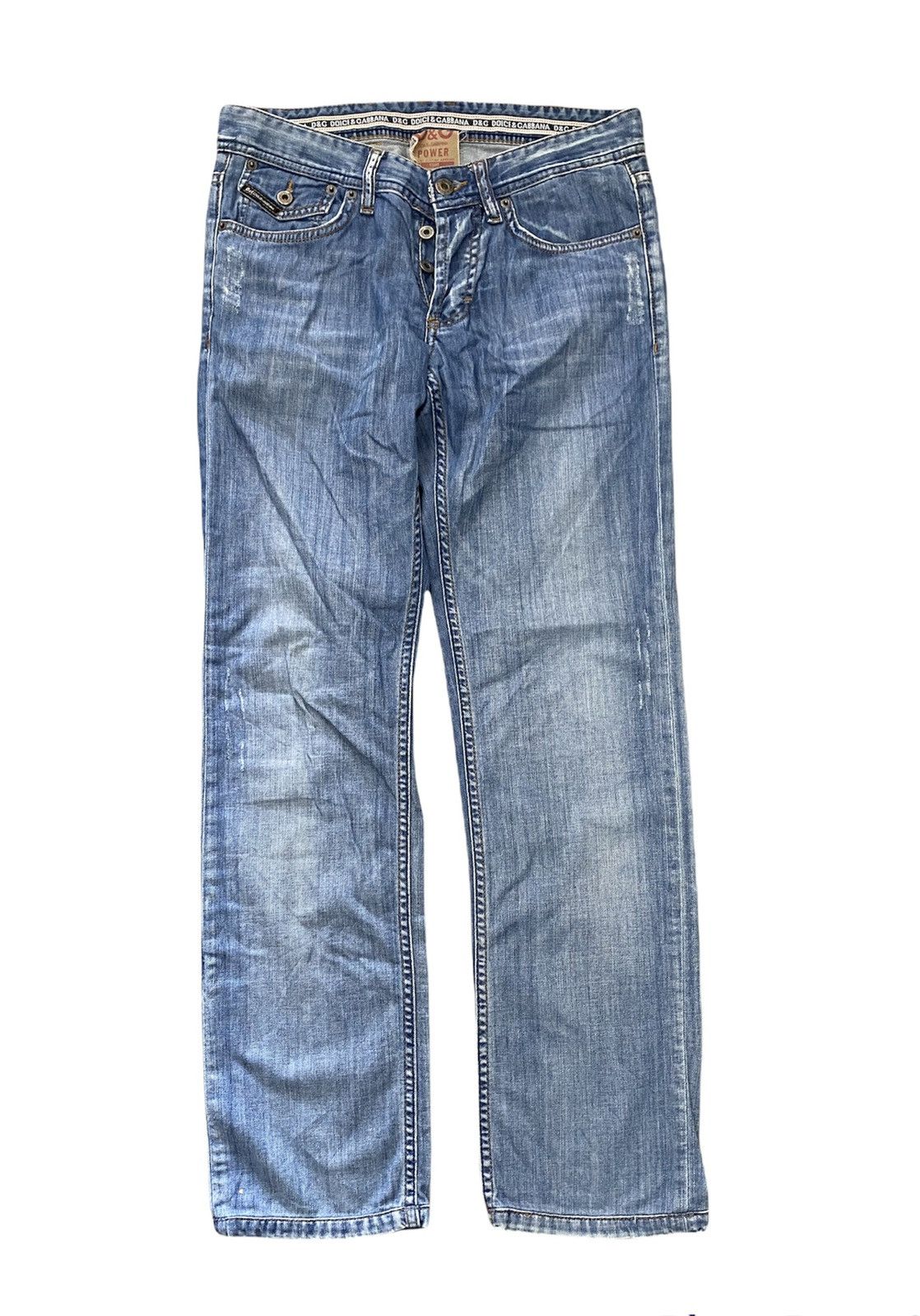 Dolce & Gabbana Dolce & Gabbana light wash denim Size US 30 / EU 46 - 1 Thumbnail