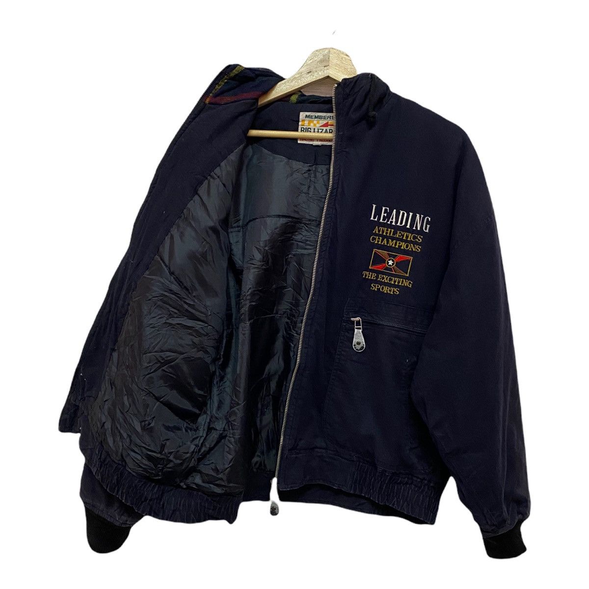 Japanese Brand × Vintage RARE🔥VINTAGE BIG LIZARD RACING F1 FORMULA ONE BOMBER JACKET Size US L / EU 52-54 / 3 - 6 Thumbnail