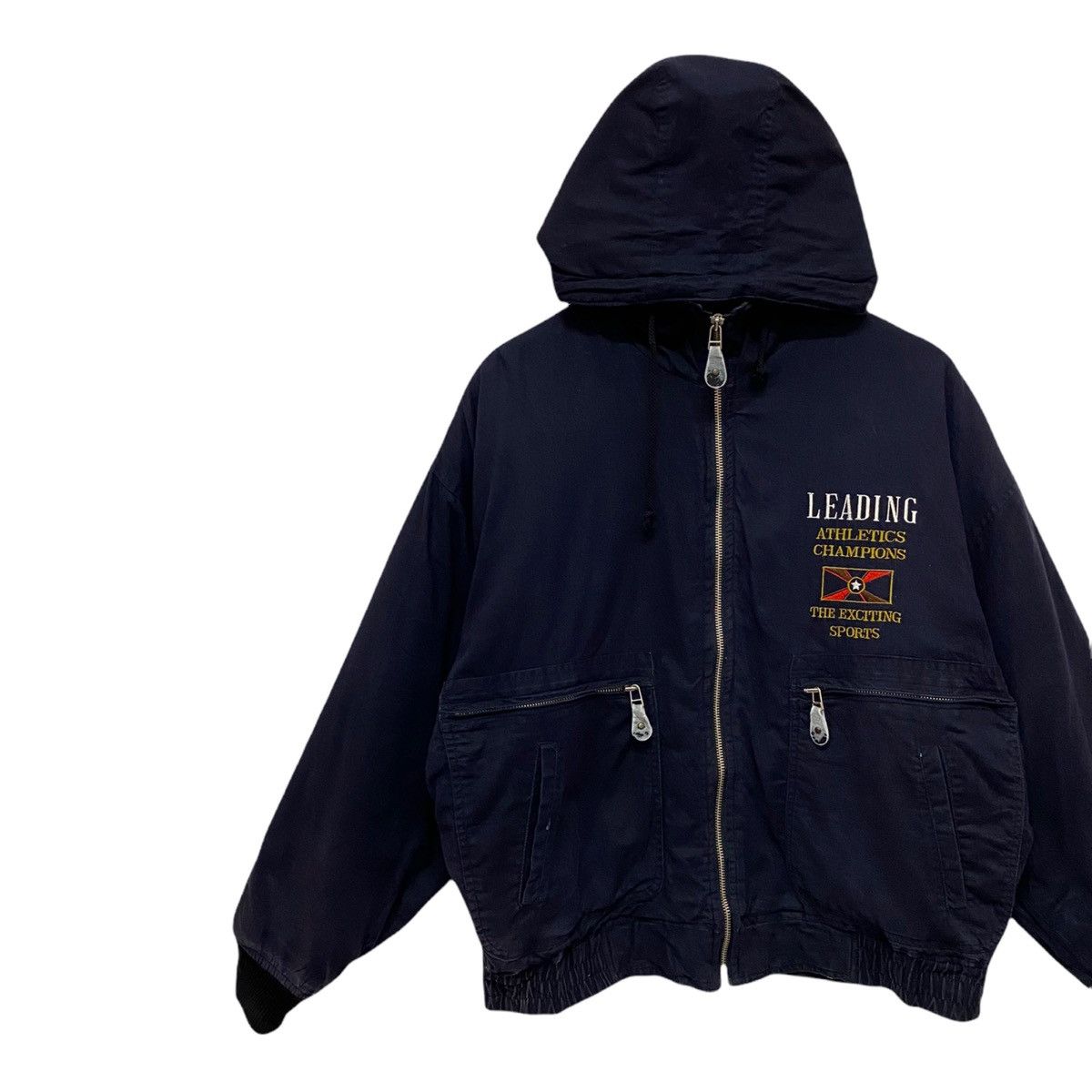 Japanese Brand × Vintage RARE🔥VINTAGE BIG LIZARD RACING F1 FORMULA ONE BOMBER JACKET Size US L / EU 52-54 / 3 - 4 Thumbnail