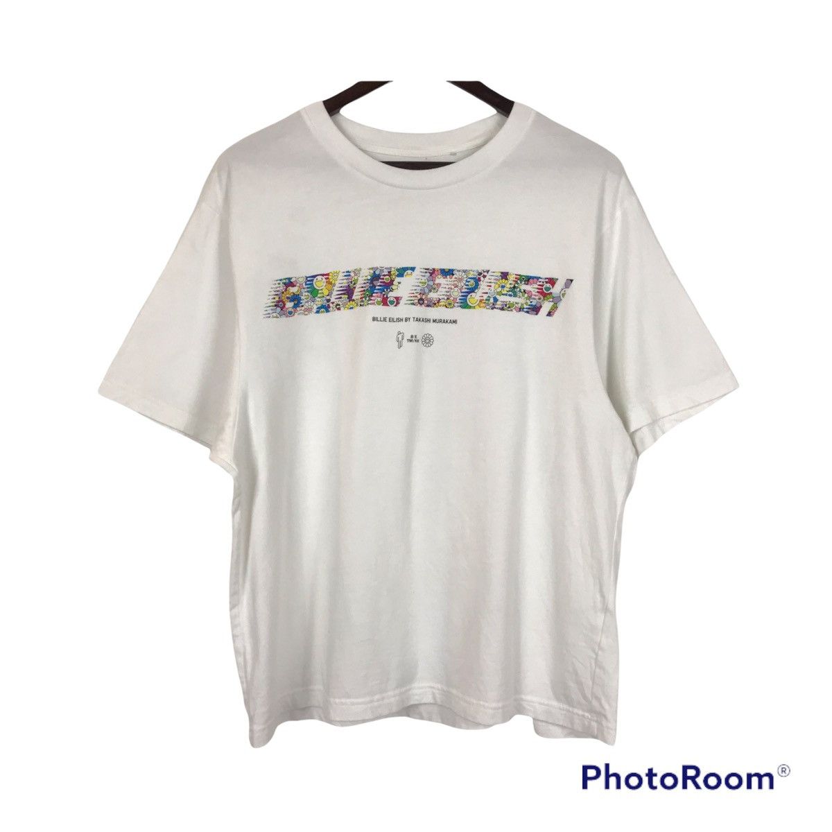 Billie Eilish 💣Vtg BILLIE EILISH x TAKASHI MURAKAMI Turtle Style Tshirt Size US L / EU 52-54 / 3 - 1 Thumbnail