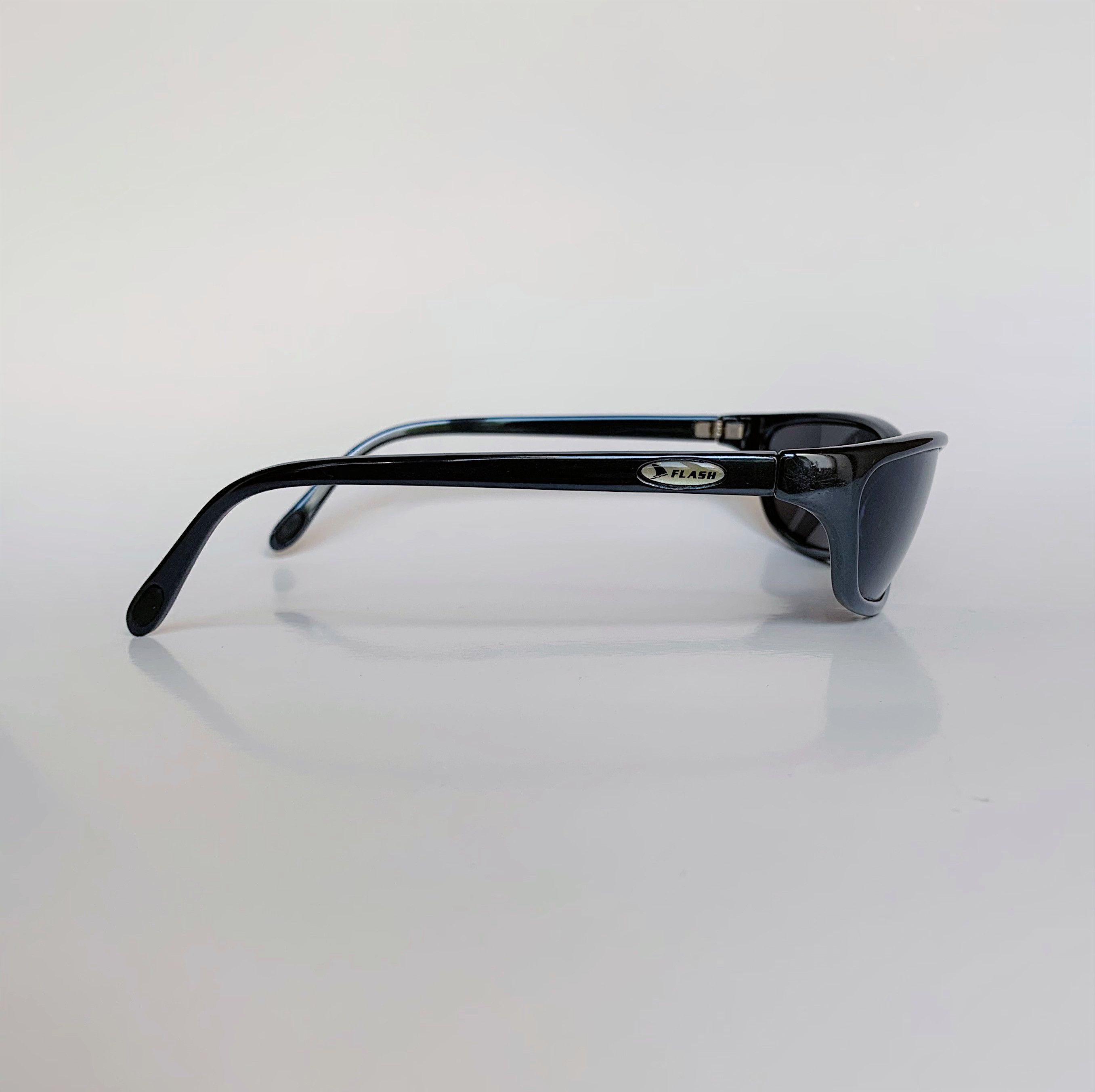 Vintage St. Flash Vintage Sports Sunglasses Dark Silver 00s y2k NOS Size ONE SIZE - 4 Thumbnail