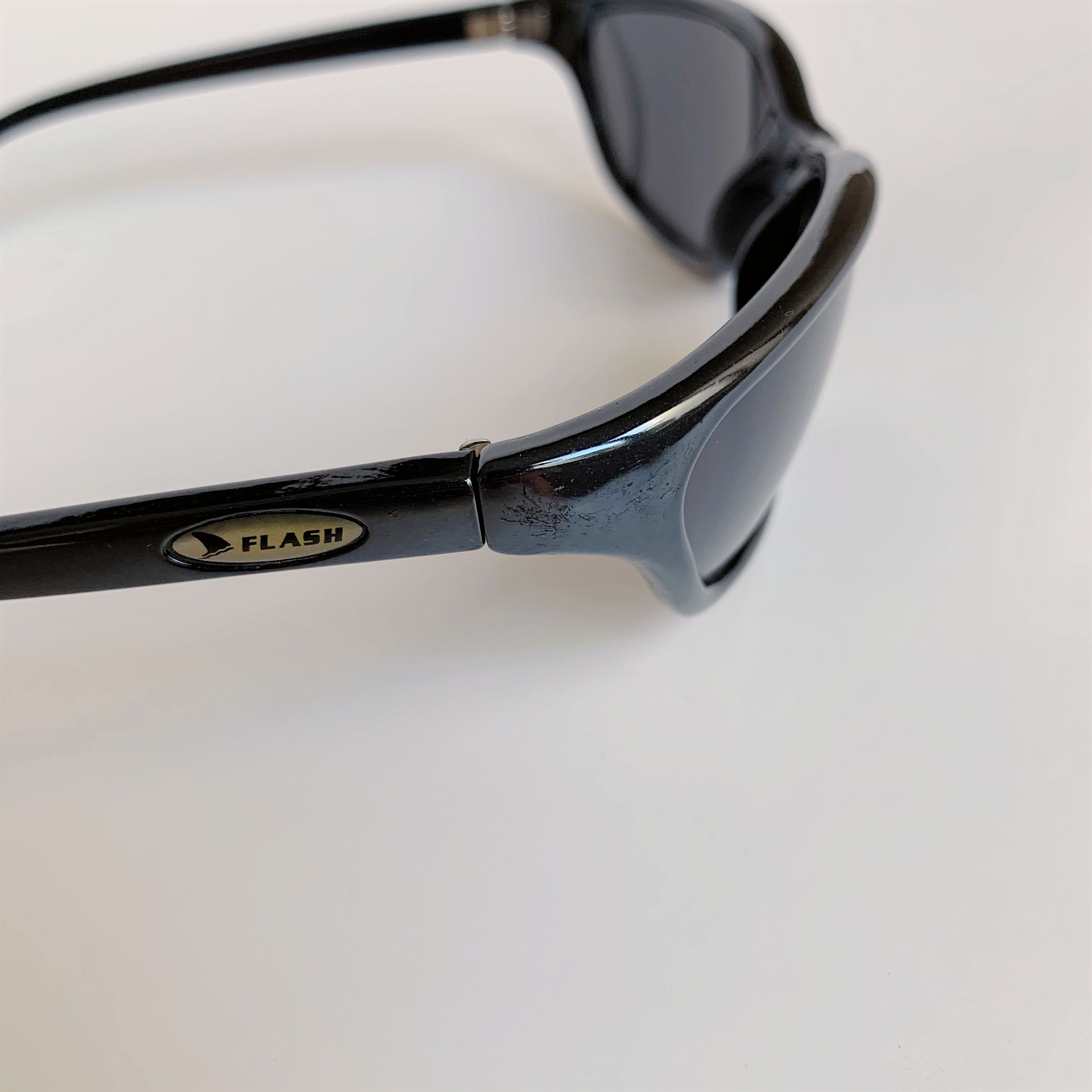 Vintage St. Flash Vintage Sports Sunglasses Dark Silver 00s y2k NOS Size ONE SIZE - 5 Thumbnail