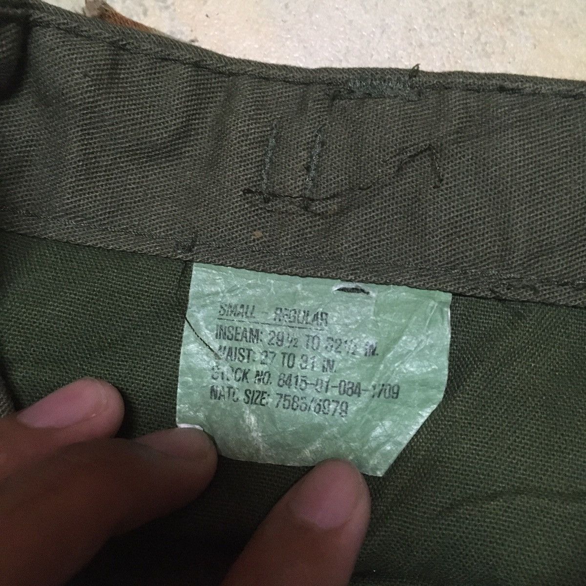 Vintage Military Army Issue Tactical Multi pocket cargo Size US 30 / EU 46 - 4 Thumbnail