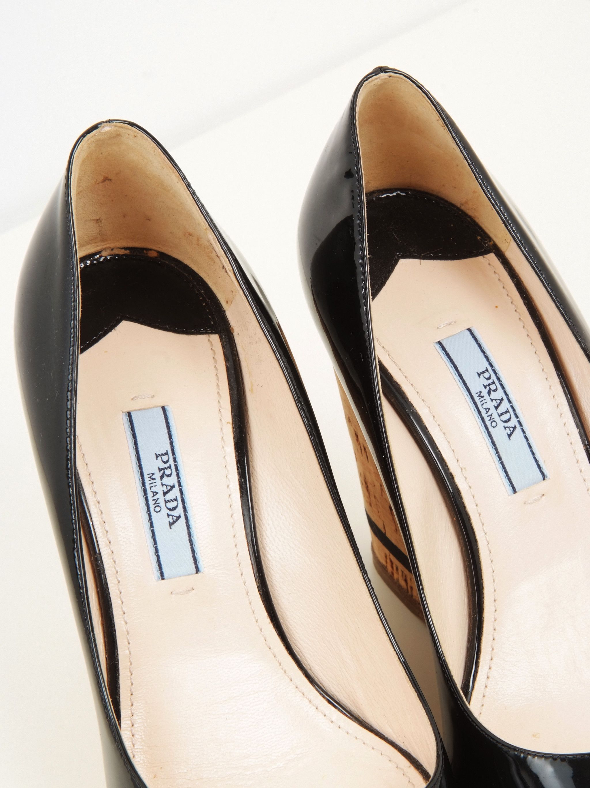 Prada Prada pump platform cork black shoes Size US 6 / IT 36 - 8 Thumbnail
