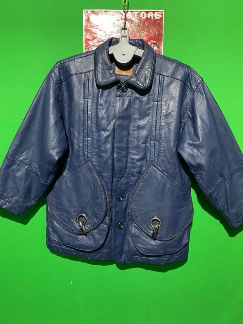 Hai Sporting Gear By Issey Miyake Leather Jacket HAI SPORTING GEAR