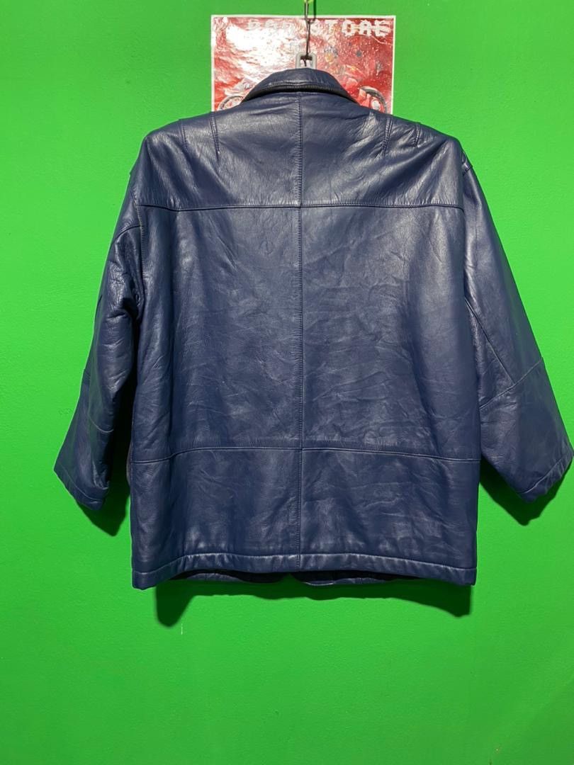 Hai Sporting Gear × Issey Miyake × Japanese Brand Hai Sporting Gear By Issey Miyake Leather Jacket Size US L / EU 52-54 / 3 - 7 Thumbnail